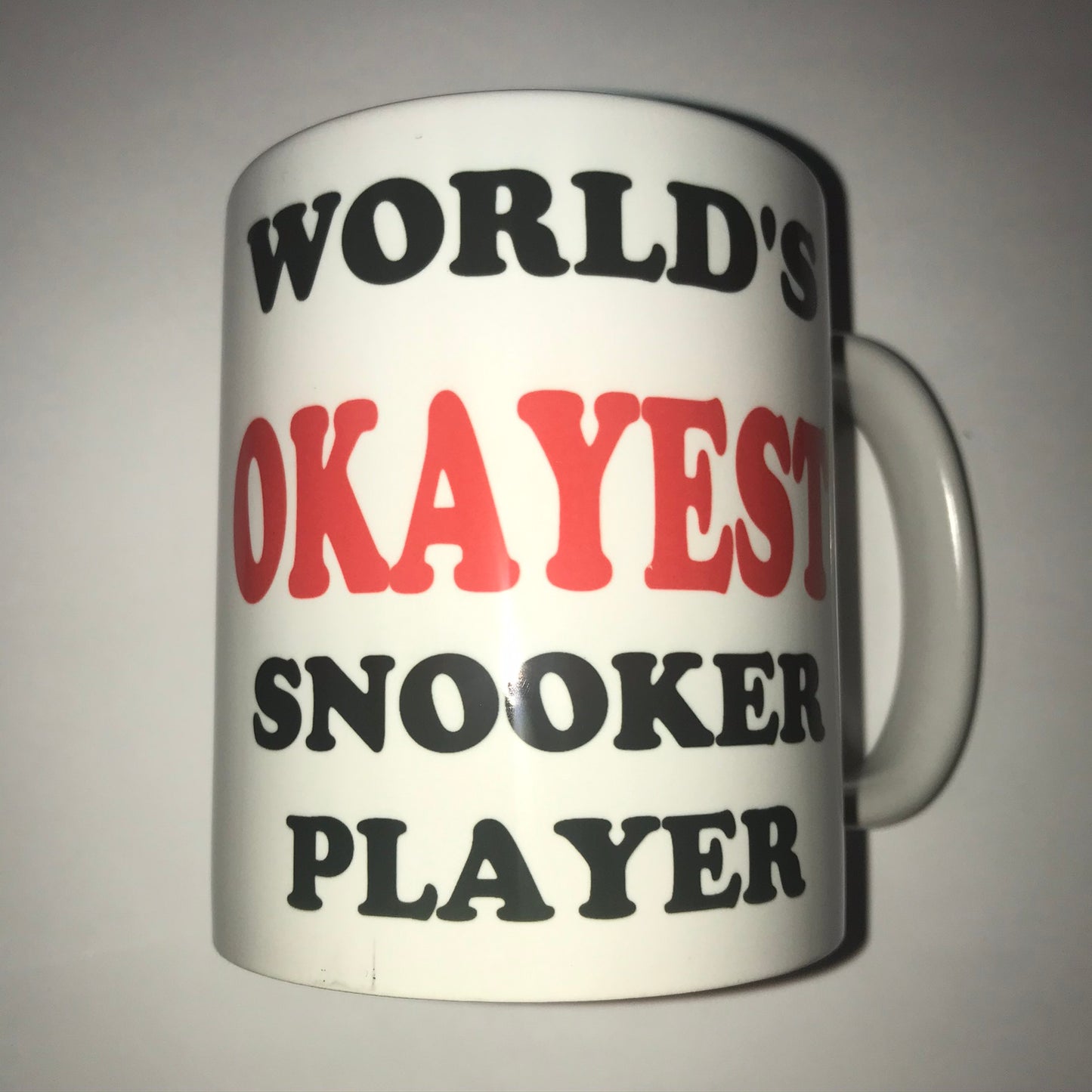Worlds okayest snooker player