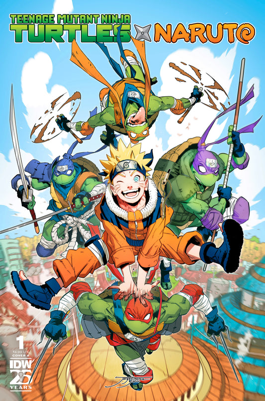 Teenage Mutant Ninja Turtles X Naruto #1 A Jorge Jimenez TMNT