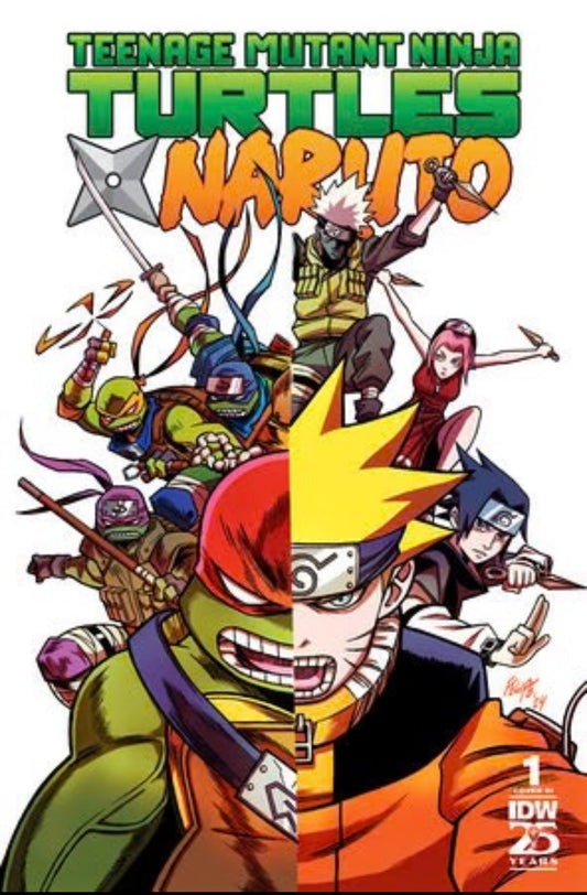 Teenage Mutant Ninja Turtles X Naruto #1 H 1:25 Felipe Smith Variant TMNT