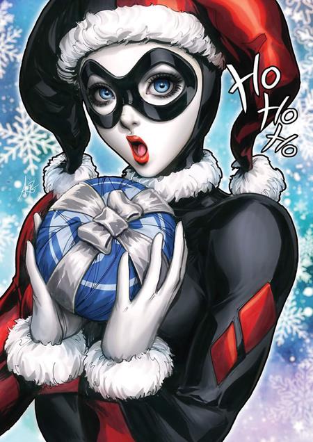 Harley Quinn #34 C Stanley Artgerm Lau Dc Holiday Card Special Edition Variant