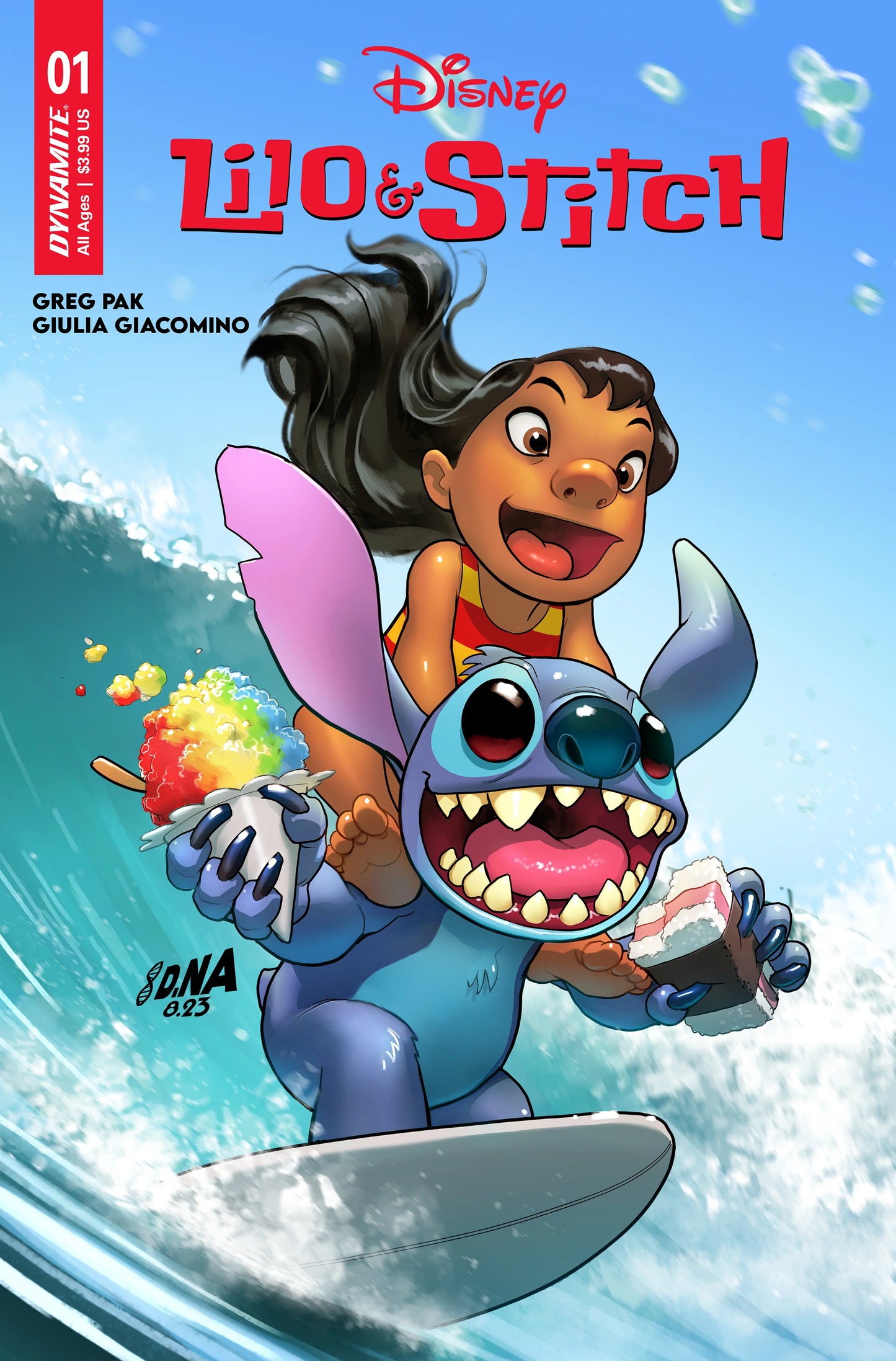 Lilo & Stitch #1 B David Nakayama Variant