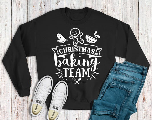 Christmas baking team