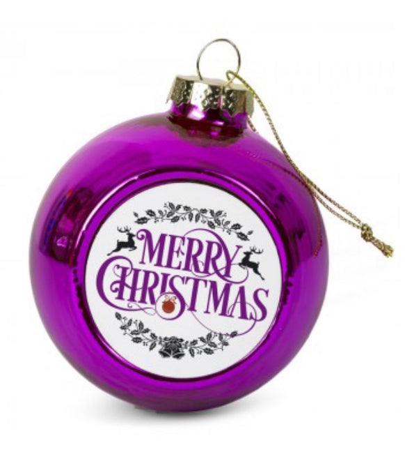 Photo printed Christmas bauble