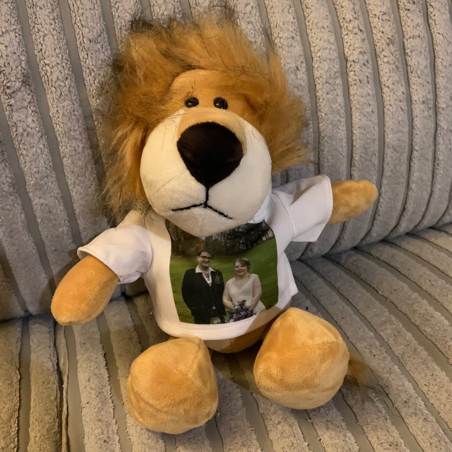 Photo printed soft toy