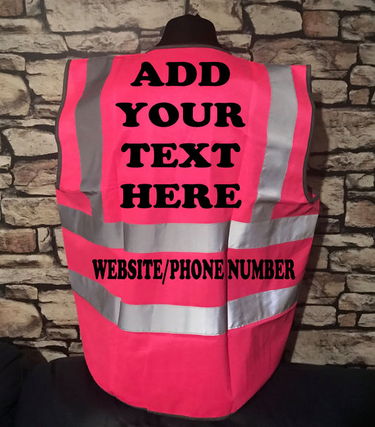 Custom Printed High Visibility Vest