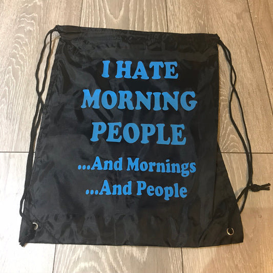 I hate morning people