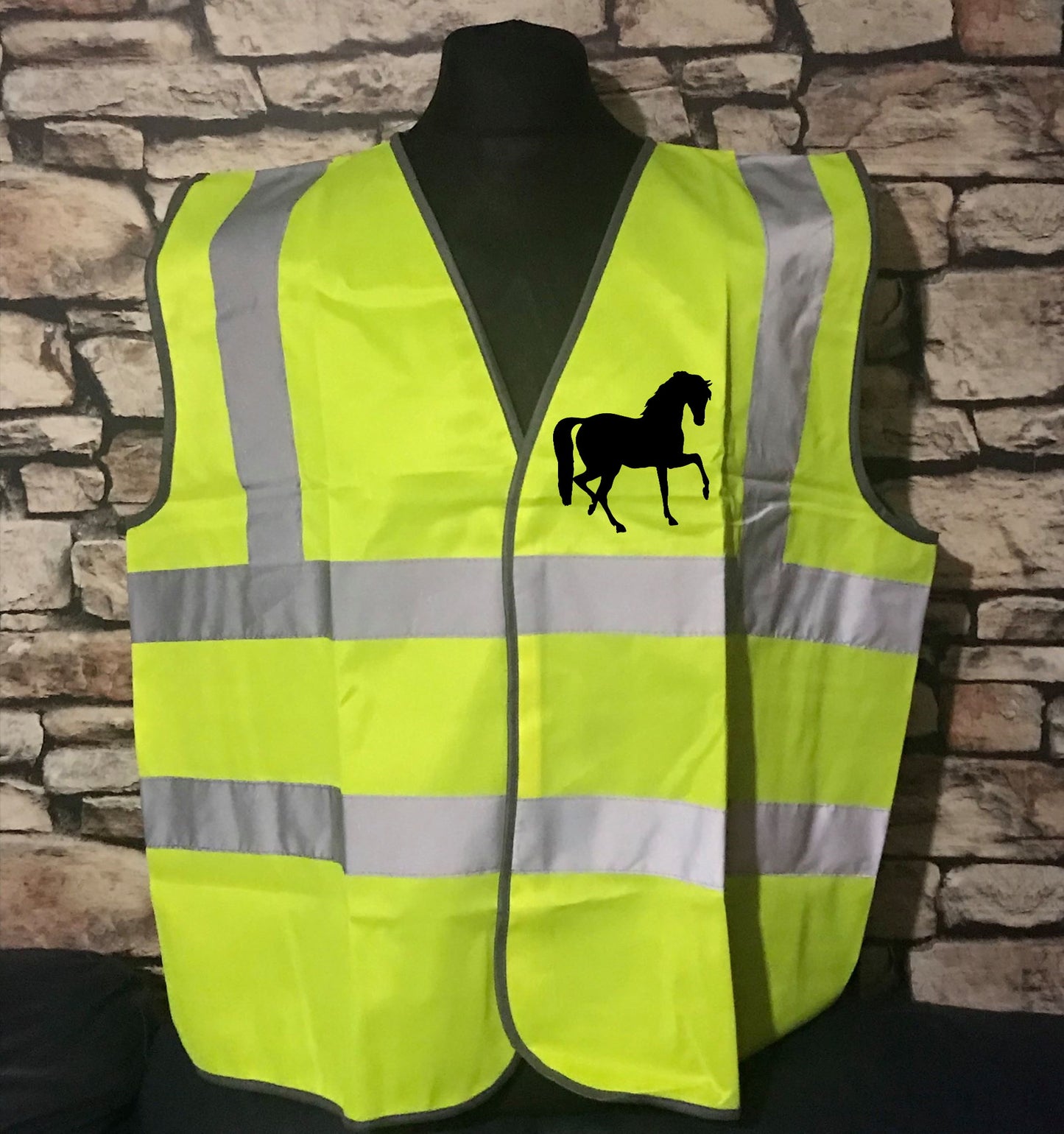 Please slow down - horse riding vest