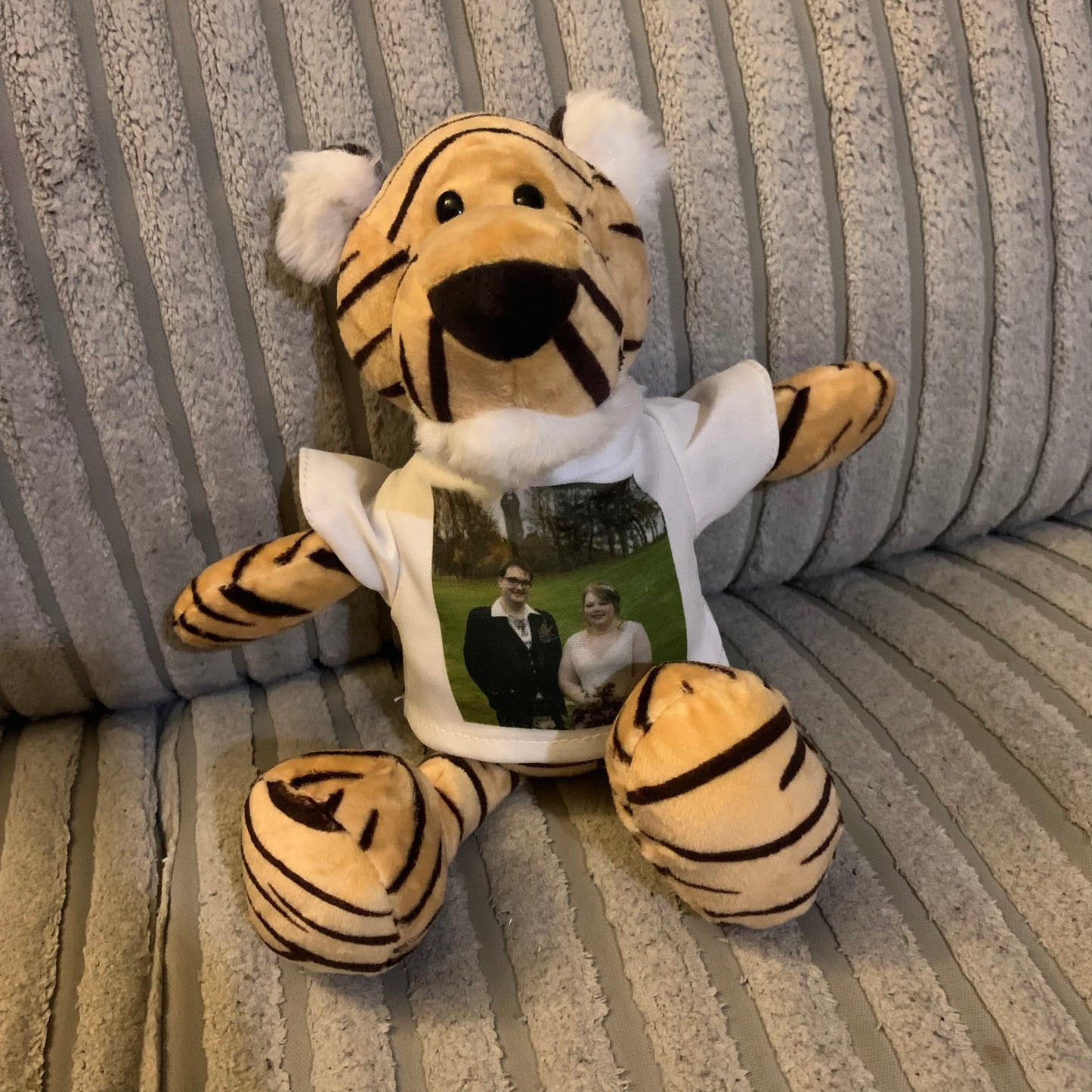 Photo printed soft toy