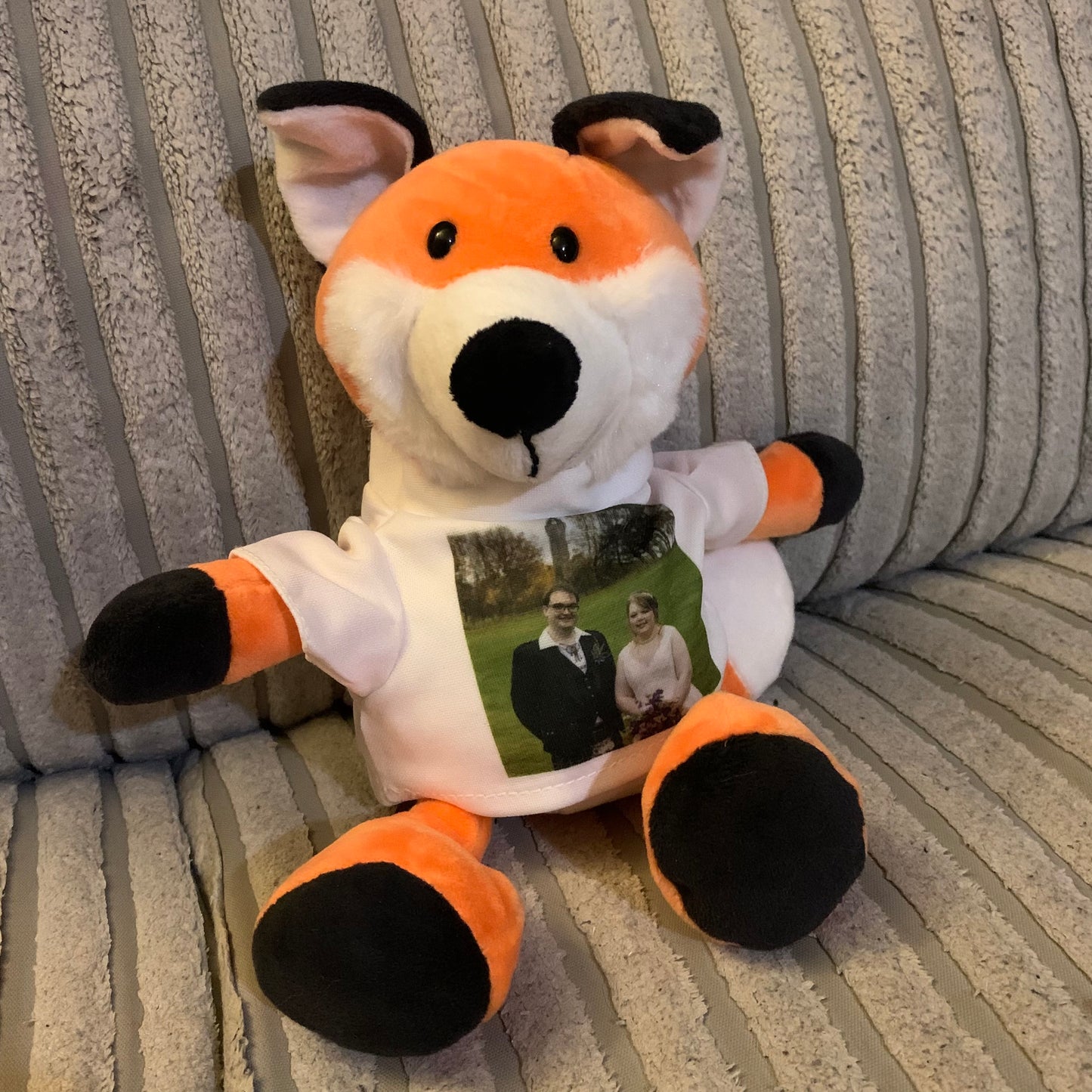 Photo printed soft toy