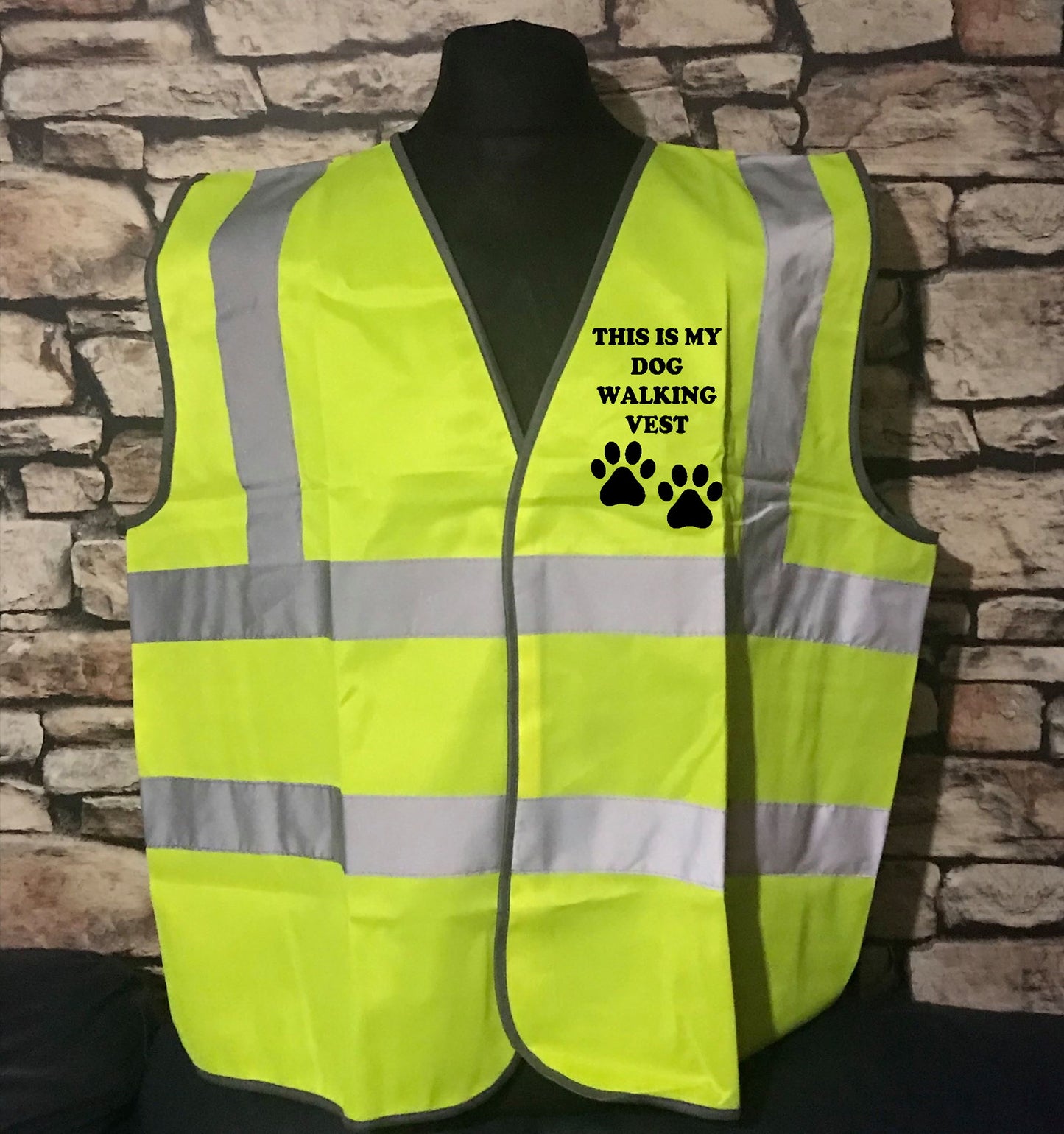 This is my dog walking vest