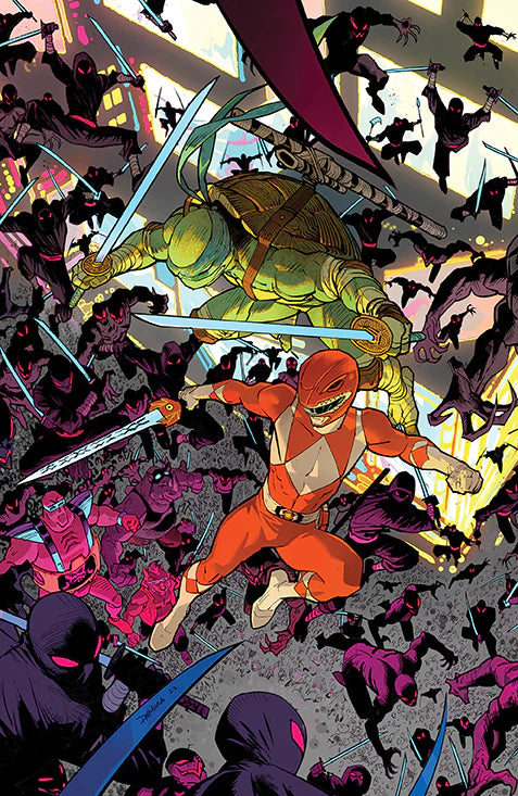 MMPR TMNT Ii #1 (Of 5) A Dan Mora Connecting 1 Ryan Parrott