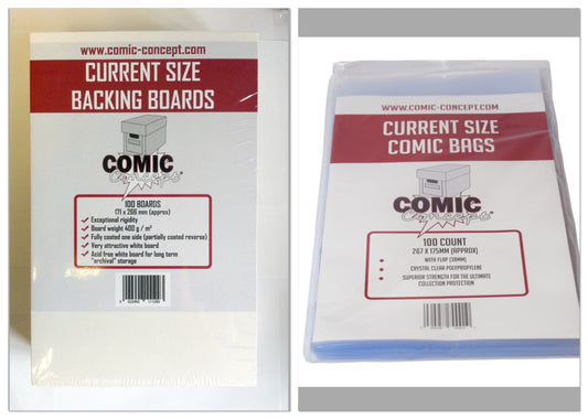 Current Comic Book Bags + Boards - 100